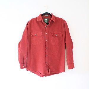 Stillwater Supply Co, Red Vintage Chamois, Size L